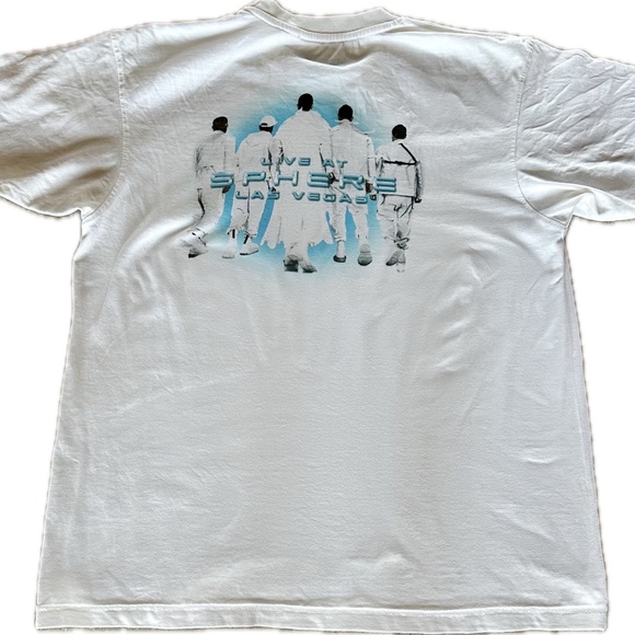 BACKSTREET BOYS AUTHENTIC SPHERE MILLENNIUM CONCERT T SHIRT LAS VEGAS LARGE - Picture 2 of 5